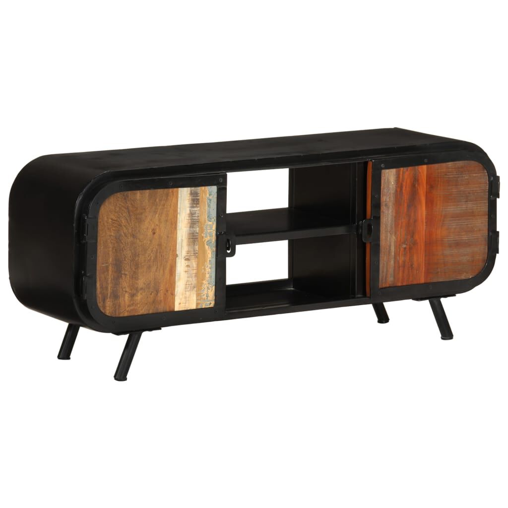 vidaXL tömör újrahasznosított fa TV-szekrény 110 x 30 x 45 cm