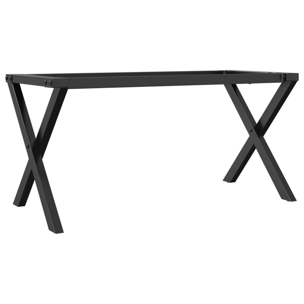 vidaXL acél dohányzóasztallábak X-alakú vázzal 80 x 40 x 43 cm