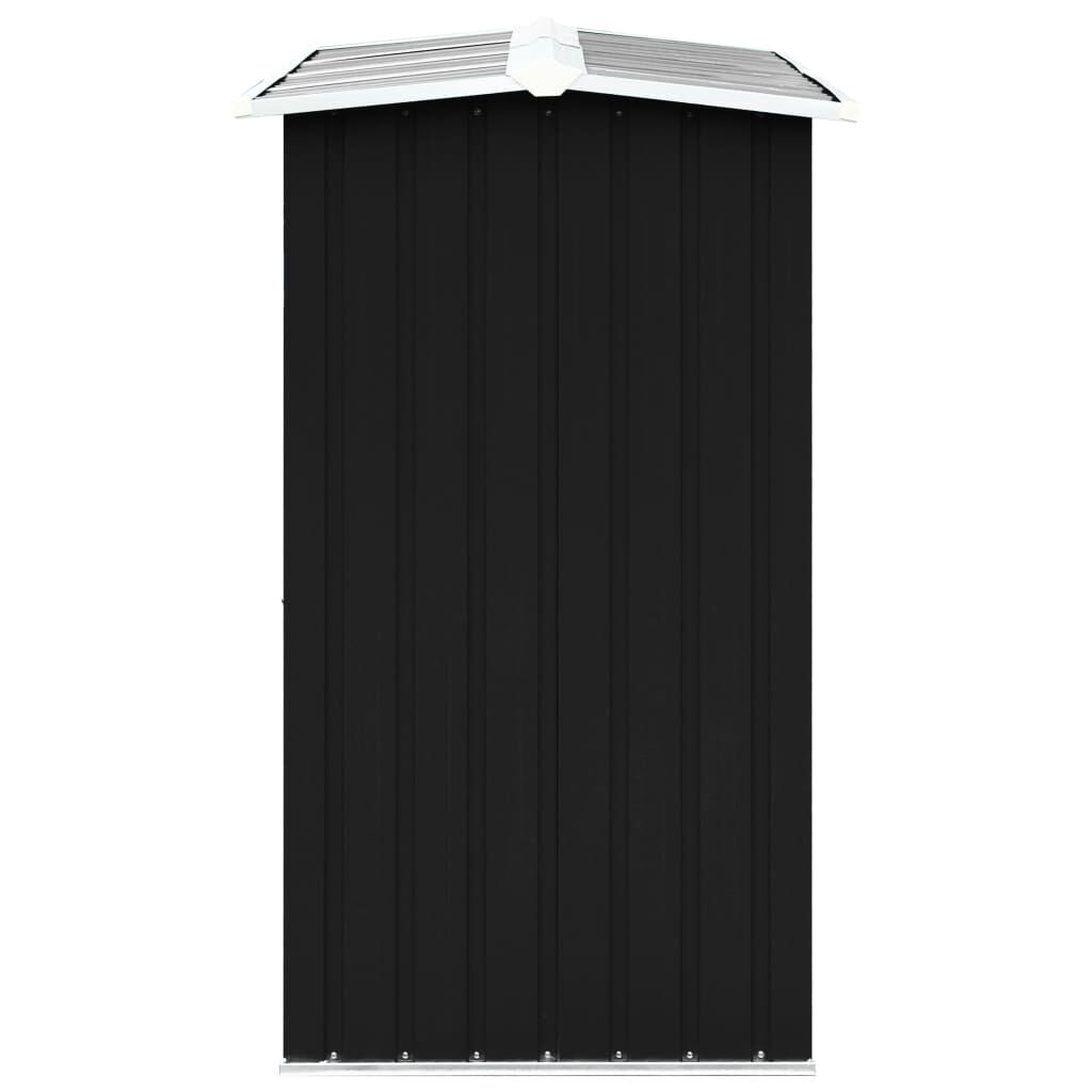 vidaXL antracit horganyzott acél tűzifatároló 172 x 91 x 154 cm