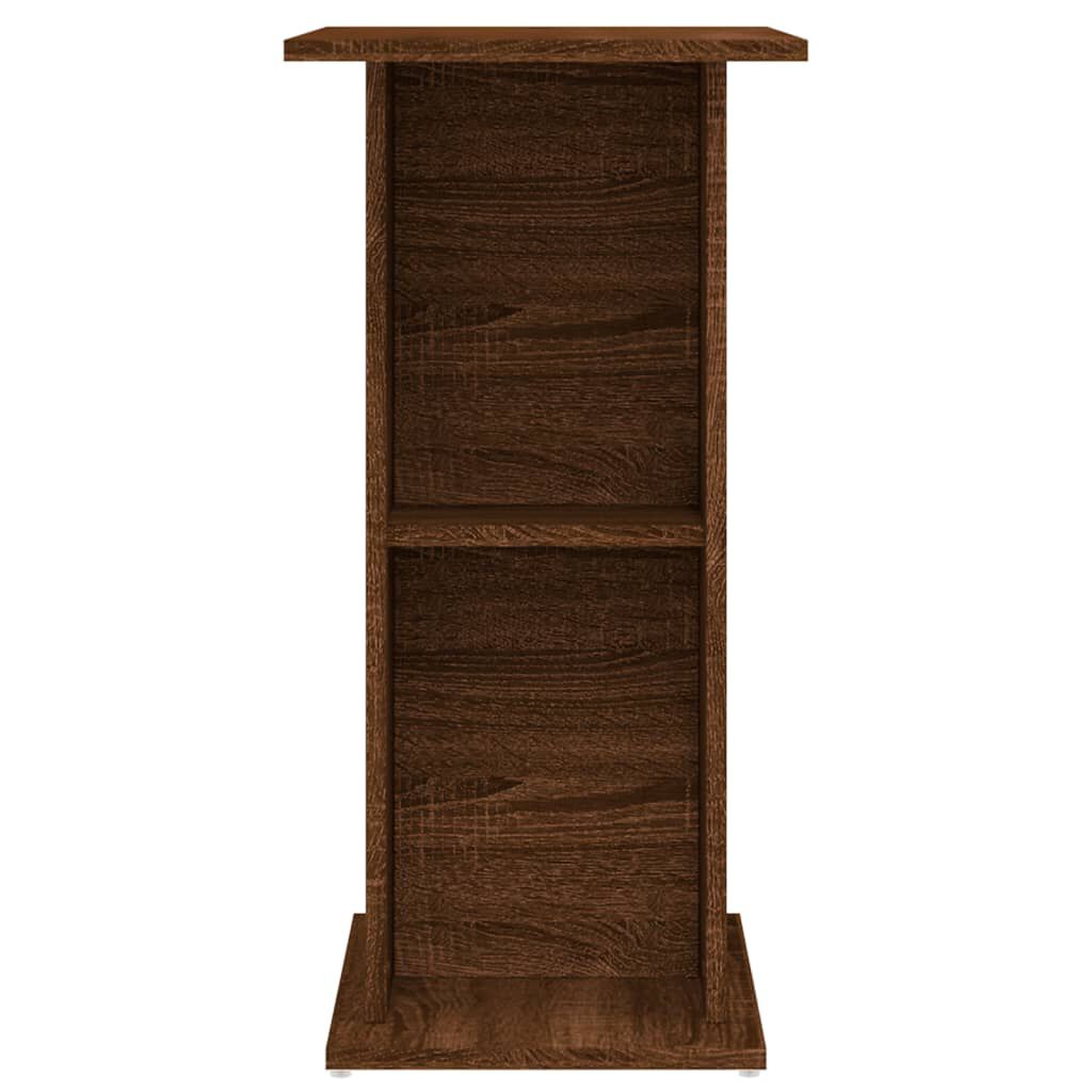vidaXL barna tölgyszínű szerelt fa akváriumi állvány 60,5x36x72,5 cm