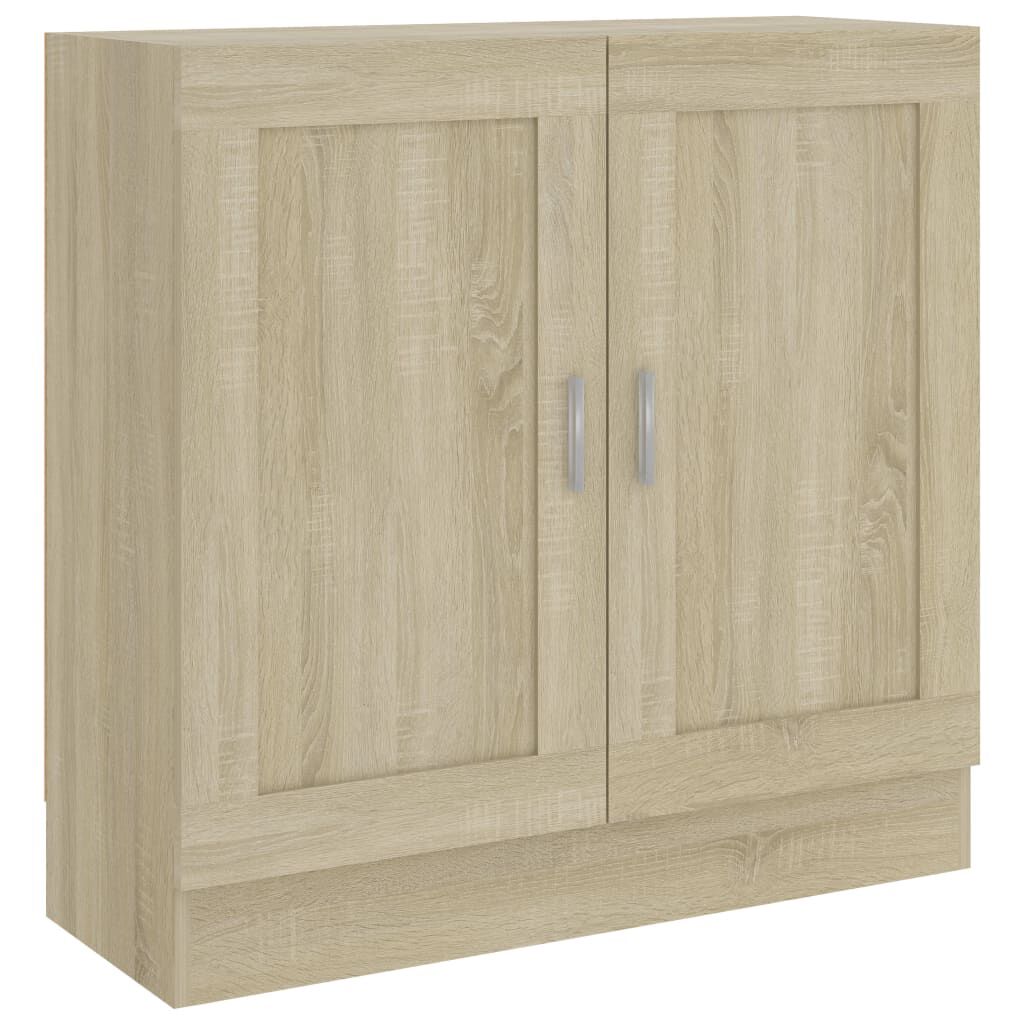 vidaXL sonoma tölgy színű szerelt fa könyvszekrény 82,5x30,5x80 cm